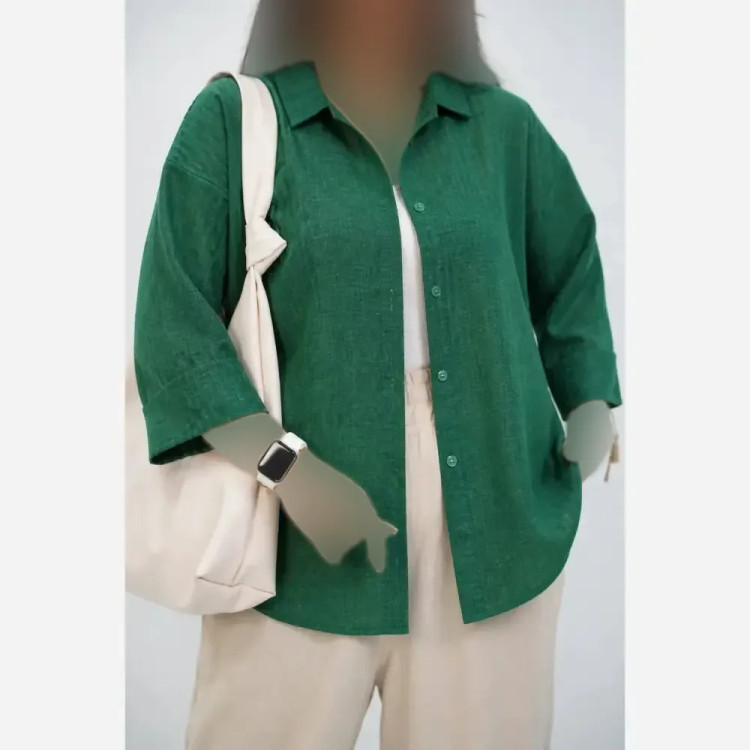شومیز زنانه مدل سانای جنس صوفیا فری سایز 38 تا 46