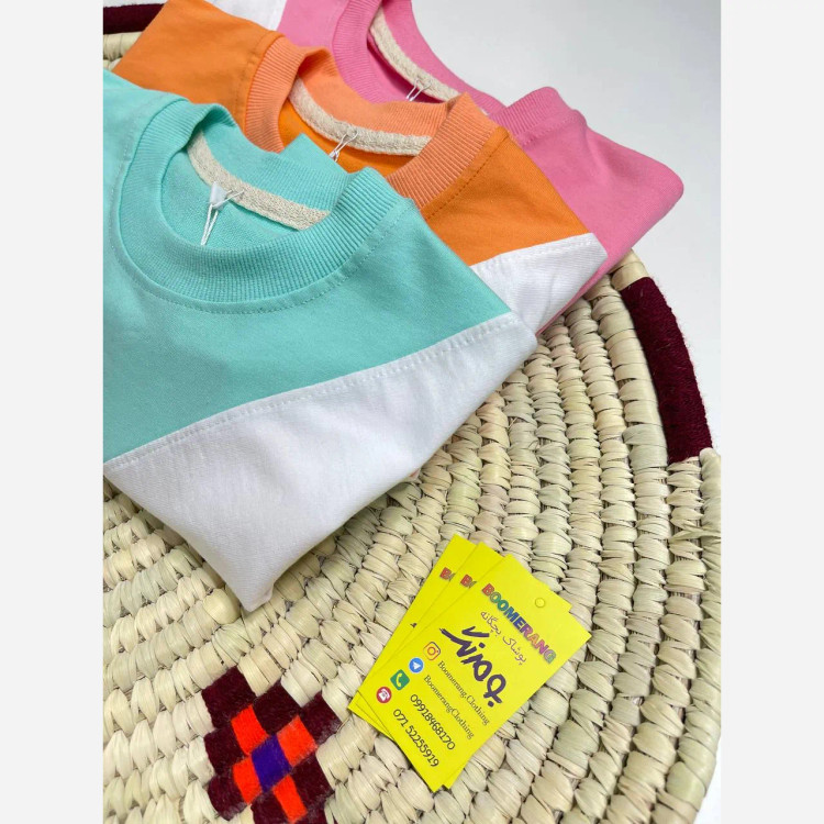 کراپ دخترانه لش مدل نامتقارن سایز 4 تا 14 سال