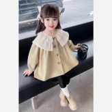 پالتو کتان آستردار وارداتی بچهگانه مناسب 1 تا 6 سال