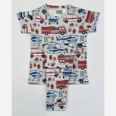 ست تیشرت و شلوار راحتی پسرانه نخ پنبه مناسب 7 تا 15 سال