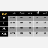 شلوار بگ مازراتی درجه یک پشت کش جلو پیلی سایزبندی