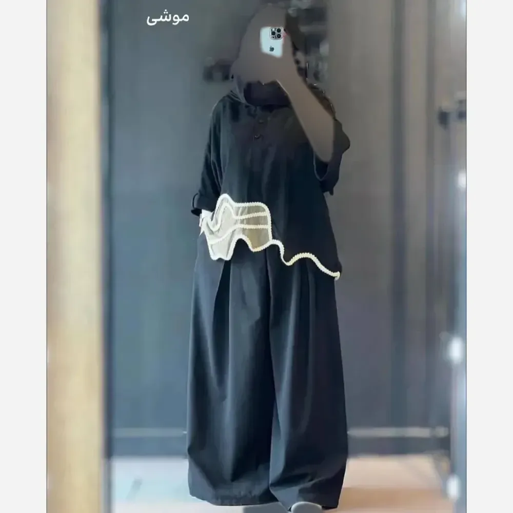 ست تکه دوزی داکرون نخ اعلا فری سایز زنانه رنگ بندی متنوع
