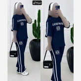 ست تیشرت شلوار زنانه ویسکوز پنبه فول کش لووه سایز 36 تا 46