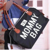 کیف MOMMY BAG برزنتی کجراه رنگ مشکی مناسب باشگاه و مهمانی