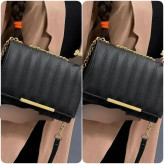 کیف چرم لنسر مشکی اندازه 23×14 سانت کیفیت اصلی