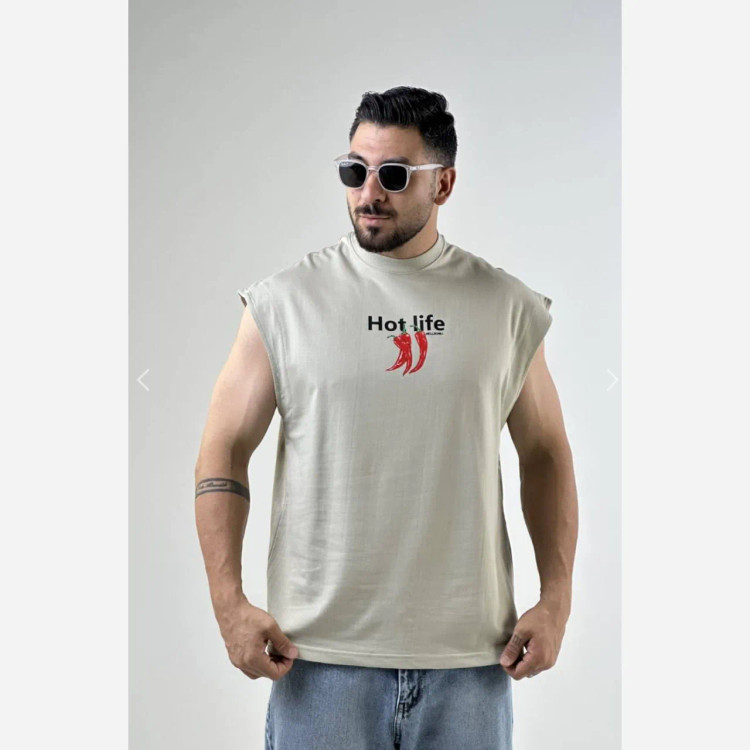 وست اسپرت سوپر نخ پنبه زنانه طرح فلفل سایز XL و 2XL