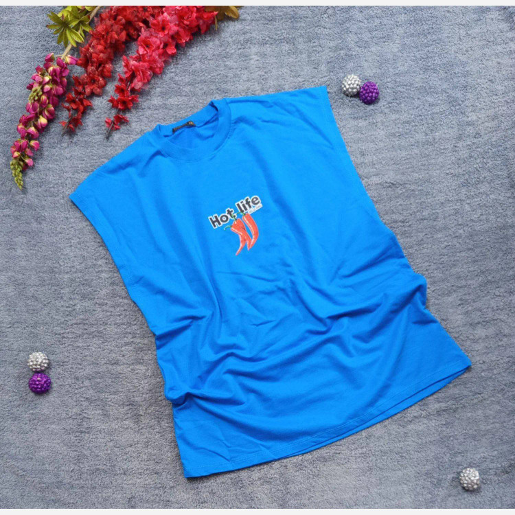 وست اسپرت سوپر نخ پنبه زنانه طرح فلفل سایز XL و 2XL