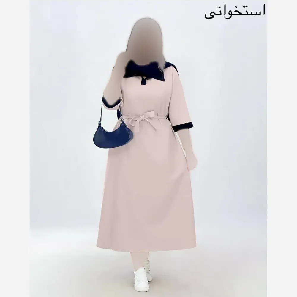 پیراهن مازراتی زنانه مدل نمناک فری سایز مشکی نسکافه ای سورمه ای موکا قهوه ای