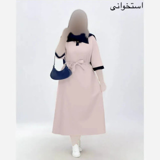 پیراهن مازراتی زنانه مدل نمناک فری سایز مشکی نسکافه ای سورمه ای موکا قهوه ای