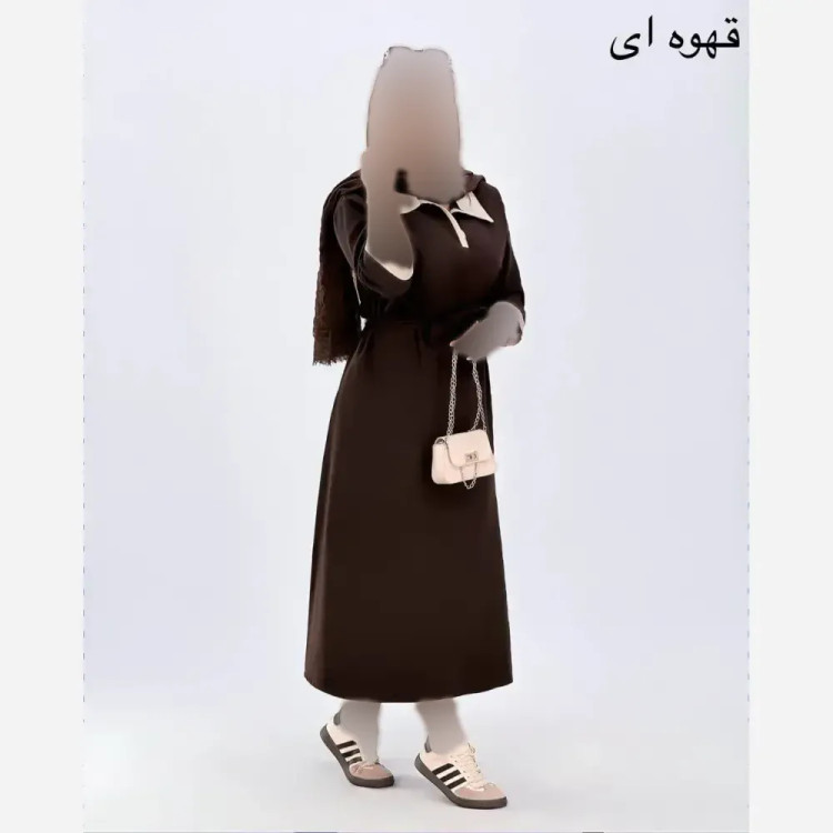 پیراهن مازراتی زنانه مدل نمناک فری سایز مشکی نسکافه ای سورمه ای موکا قهوه ای