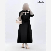 پیراهن مازراتی زنانه مدل نمناک فری سایز مشکی نسکافه ای سورمه ای موکا قهوه ای