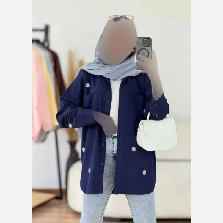 شومیز زنانه کتان لنین درجه یک مدل آسایش رنگ بندی نسکافه ای آبی سبز ارتشی فری سایز