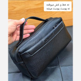 کیف دستی مردانه مونت بلانک چرم دوحالته چهار زیپ مدل دبل فیس