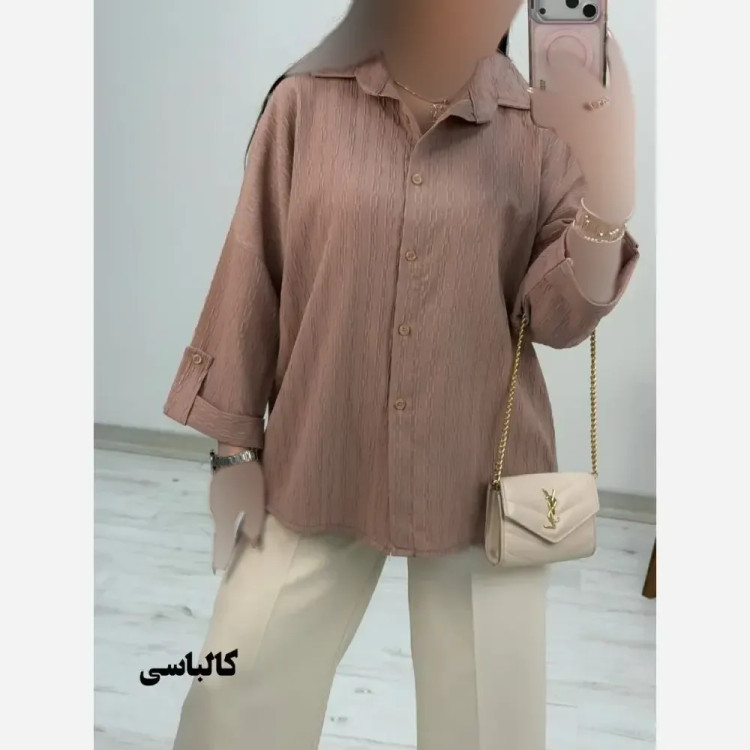 شومیز مراکشی تیام فری سایز 38 تا 46 در رنگ بندی متنوع