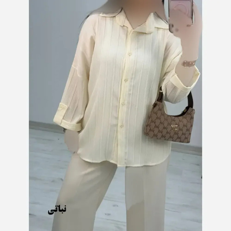 شومیز مراکشی تیام فری سایز 38 تا 46 در رنگ بندی متنوع