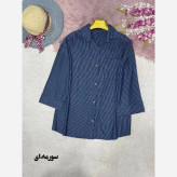 پانچ کیمونو مایا جنس مراکشی مشکی سورمه ای فری سایز 40 تا 50