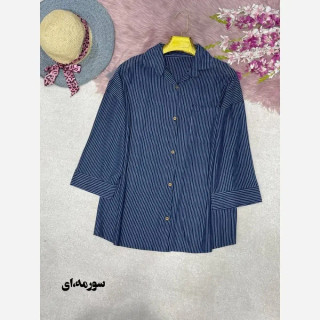پانچ کیمونو مایا جنس مراکشی مشکی سورمه ای فری سایز 40 تا 50
