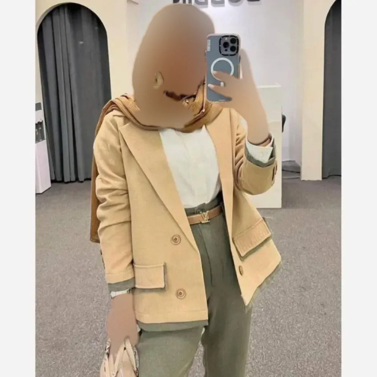 کت شلوار زنانه لنینت مدل سوران