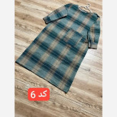 کفتان چهارخونه پشمی زنانه فری سایز 38 تا 48