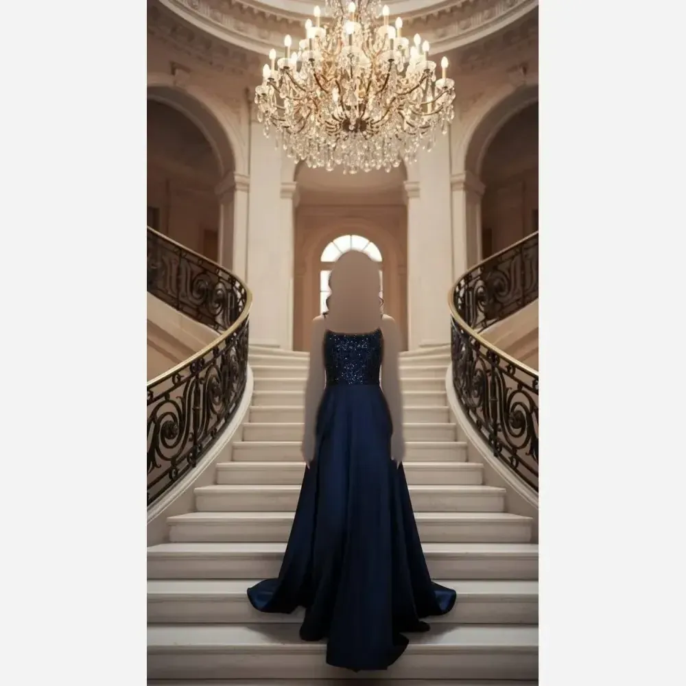 ماکسی مجلسی مدل آرمیتا ساتن آمریکایی و پولک مخمل مشکی نقره ای سایز 38 تا 46