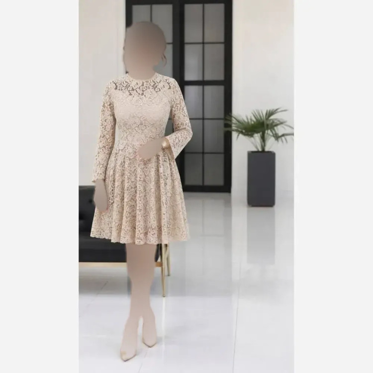 ست عروسکی دانتل کره برجسته سایز بندی رنگ بندی متنوع