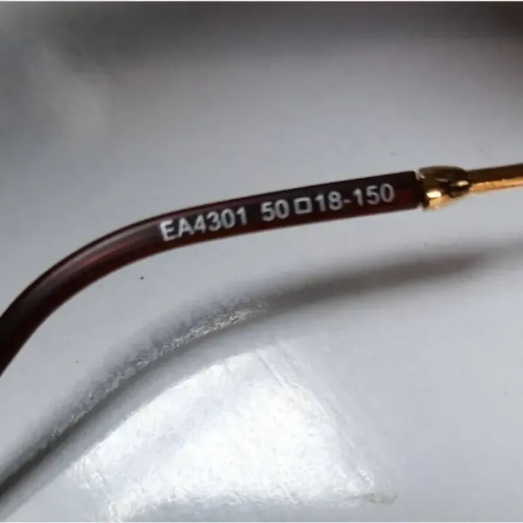 عینک آفتابی جورجیو آرمانی مدل EA4301 فریم فلزی چهارگوش لنز پلی کربنات UV400