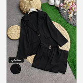 ست کت و شلوار زنانه شیما جنس بزیاق اعلا فری سایز 38 تا 46