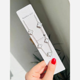 گردنبند زنانه طرح ونکلیف استیل رنگ ثابت